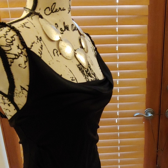 Slinky Sexy Hugo Boss Top With Beaded Straps - Picture 6 of 7